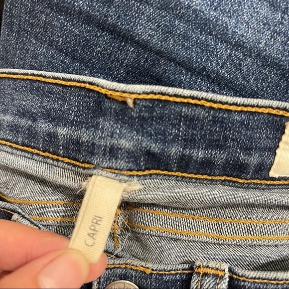 RAG & BONE Skinny Raw Hem Capri Jeans in Sonoma Size 24 - Picture 12 of 12